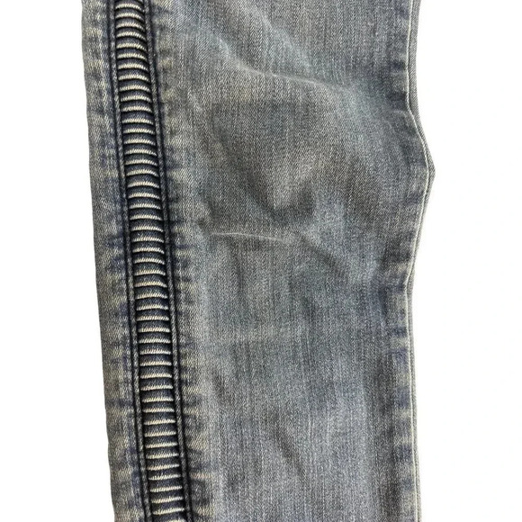 J Brand Liberty Womens Jrs  Skinny Jeans Med Wash Whiskering Size 27 - Picture 2 of 8